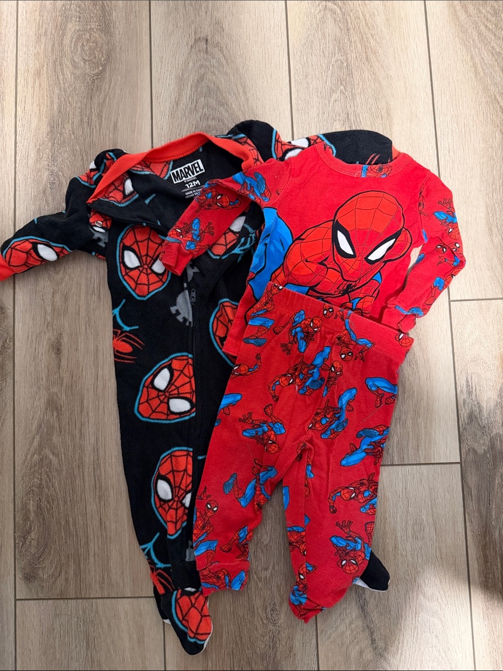 Marvel Spiderman Fleece Pajamas and Two Piece Set